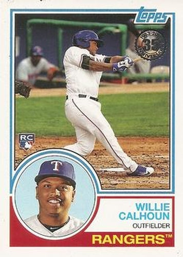#83-53 Willie Calhoun - Texas Rangers - 2018 Topps - 1983 Topps Baseball 35th Anniversary Baseball