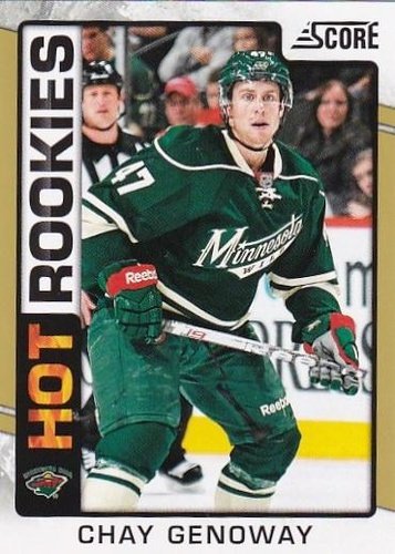 #540 Chay Genoway - Minnesota Wild - 2012-13 Score - Gold Rush Hockey