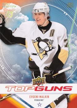 #TG3 Evgeni Malkin - Pittsburgh Penguins - 2009-10 Upper Deck - Top Guns Hockey