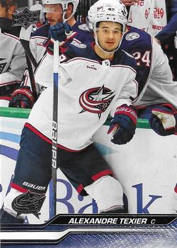 #542 Alexandre Texier - Columbus Blue Jackets - 2023-24 Upper Deck Hockey