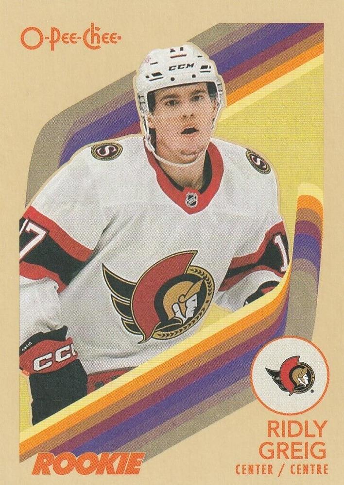 #543 Ridly Greig - Ottawa Senators - 2023-24 O-Pee-Chee - Retro Hockey