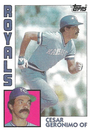 #544 Cesar Geronimo - Kansas City Royals - 1984 Topps Baseball