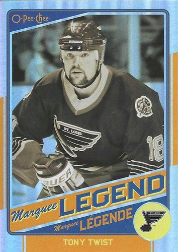 #544 Tony Twist - St. Louis Blues - 2012-13 O-Pee-Chee - Rainbow Hockey
