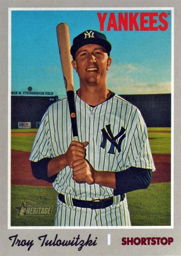 #545 Troy Tulowitzki - New York Yankees - 2019 Topps Heritage Baseball