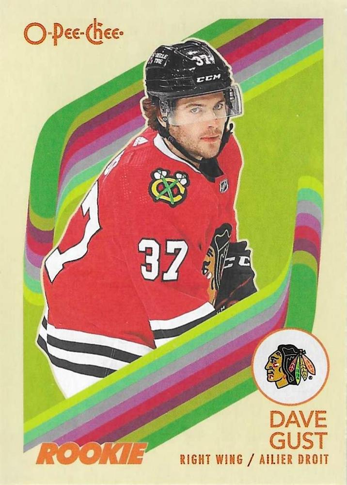 #545 David Gust - Chicago Blackhawks - 2023-24 O-Pee-Chee - Retro Hockey