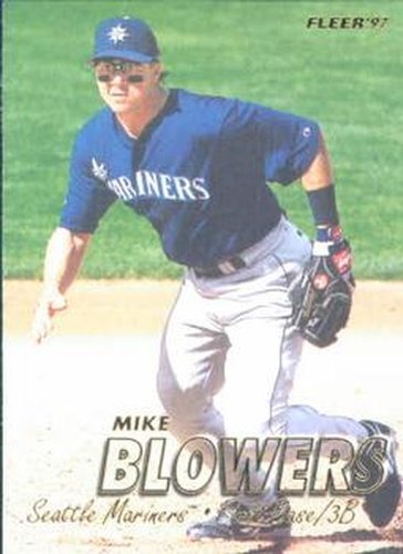 #545 Mike Blowers - Seattle Mariners - 1997 Fleer Baseball
