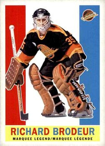 #548 Richard Brodeur - Vancouver Canucks - 2012-13 O-Pee-Chee - Retro Hockey