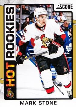 #548 Mark Stone - Ottawa Senators - 2012-13 Score - Gold Rush Hockey