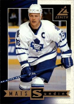 #48 Mats Sundin - Toronto Maple Leafs - 1997-98 Zenith Hockey