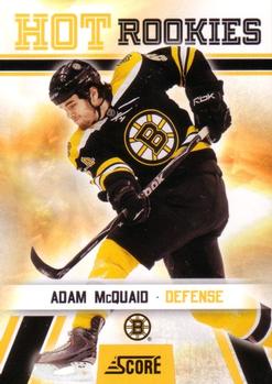 #549 Adam McQuaid - Boston Bruins - 2010-11 Score Hockey