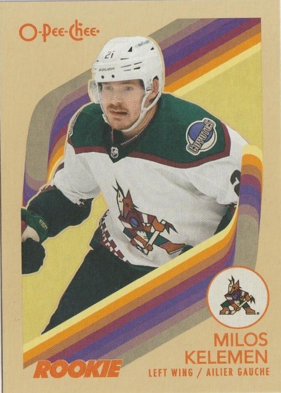 #549 Milos Kelemen - Arizona Coyotes - 2023-24 O-Pee-Chee - Retro Hockey