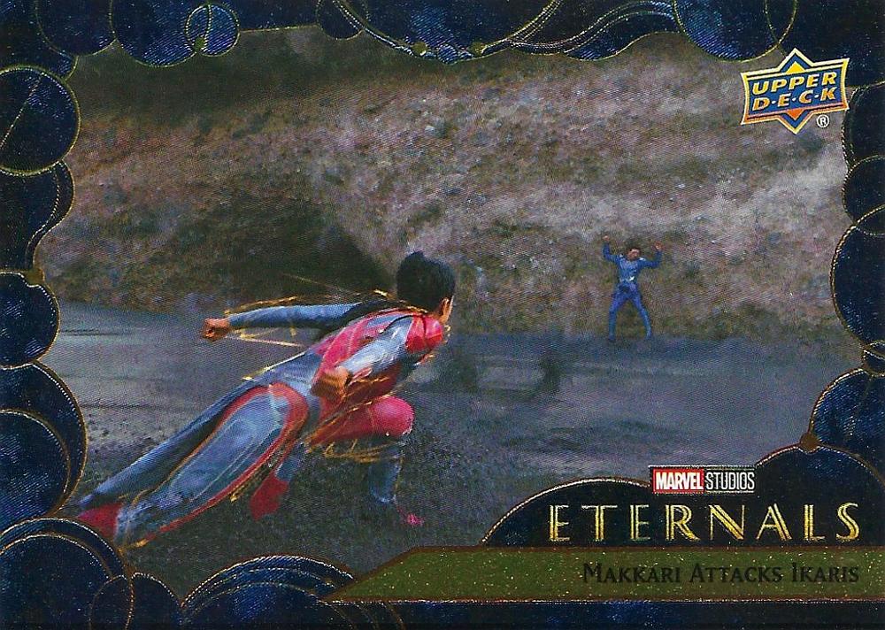 #54 Makkari Attacks Ikaris - 2023 Upper Deck Marvel Eternals