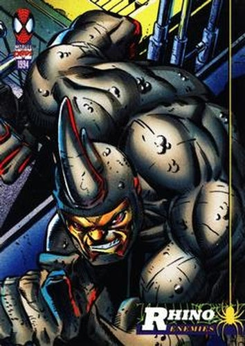 #54 Rhino - 1994 Fleer The Amazing Spider-Man