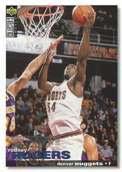 #54 Rodney Rogers - Los Angeles Clippers - 1995-96 Collector's Choice Basketball
