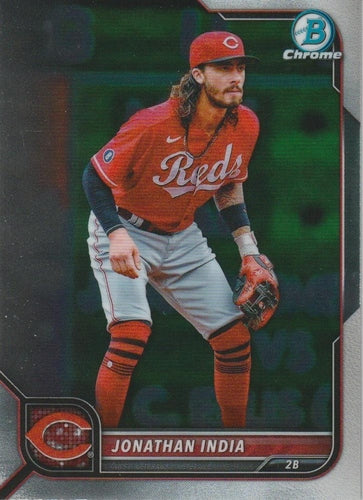 #54 Jonathan India - Cincinnati Reds - 2022 Bowman Chrome Baseball