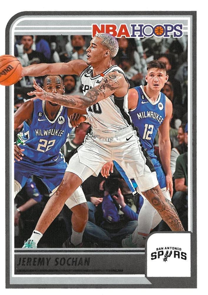 #54 Jeremy Sochan - San Antonio Spurs - 2023-24 Hoops Basketball