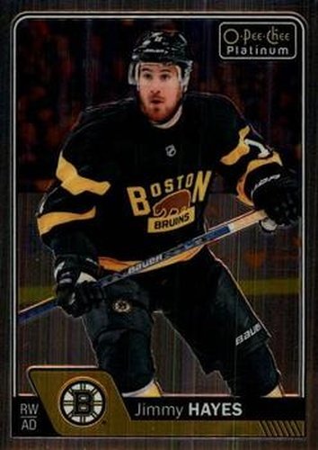 #54 Jimmy Hayes - Boston Bruins - 2016-17 O-Pee-Chee Platinum Hockey