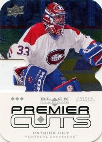#PDC54 Patrick Roy - Montreal Canadiens - 2008-09 Upper Deck Black Diamond - Premier Die Cut Hockey