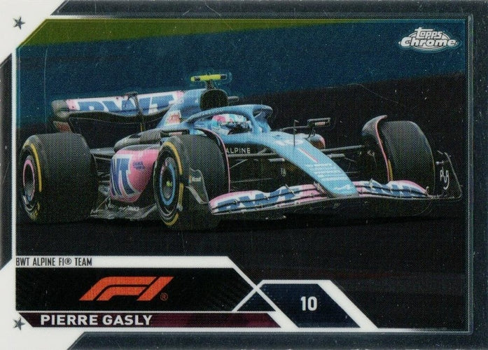 #54 Pierre Gasly - BWT Alpine F1 Team - 2023 Topps Chrome Formula 1 Racing