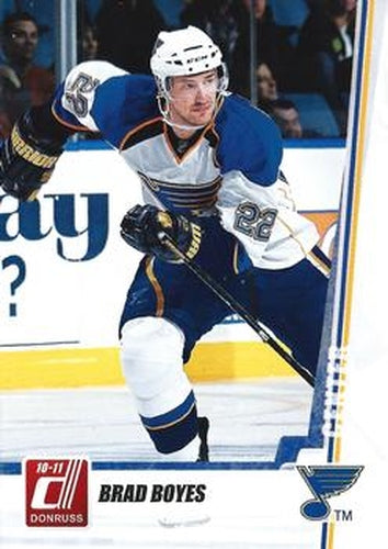 #54 Brad Boyes - St. Louis Blues - 2010-11 Donruss Hockey