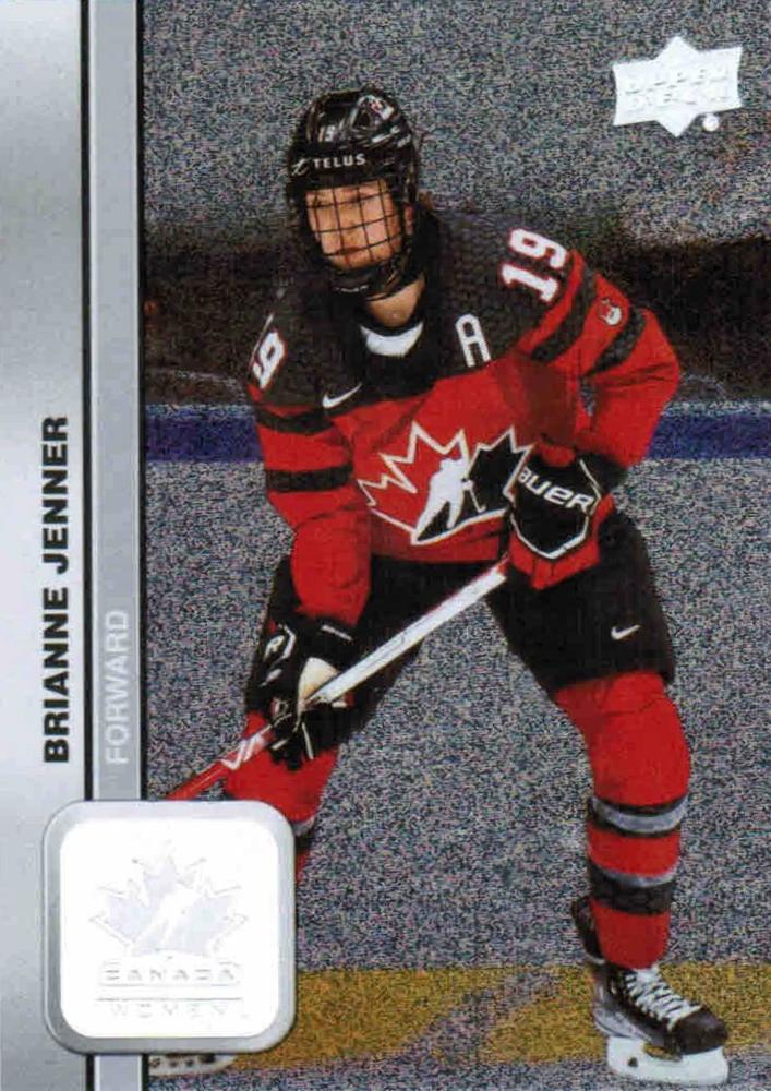 #54 Brianne Jenner - Canada - 2023 Upper Deck Team Canada Juniors - Patterned Foilboard Hockey