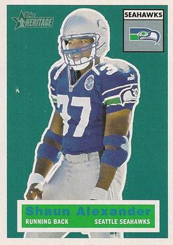 #54 Shaun Alexander - Seattle Seahawks - 2001 Topps Heritage Football