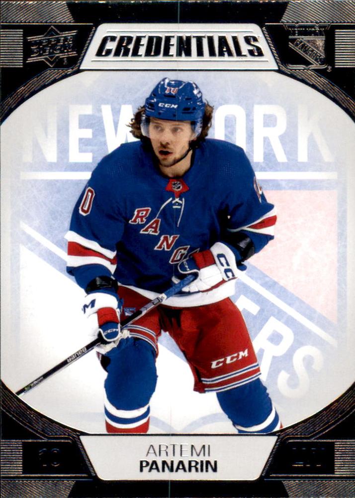 #54 Artemi Panarin - New York Rangers - 2022-23 Upper Deck Credentials Hockey