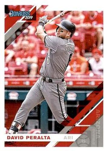 #54 David Peralta - Arizona Diamondbacks - 2019 Donruss Baseball