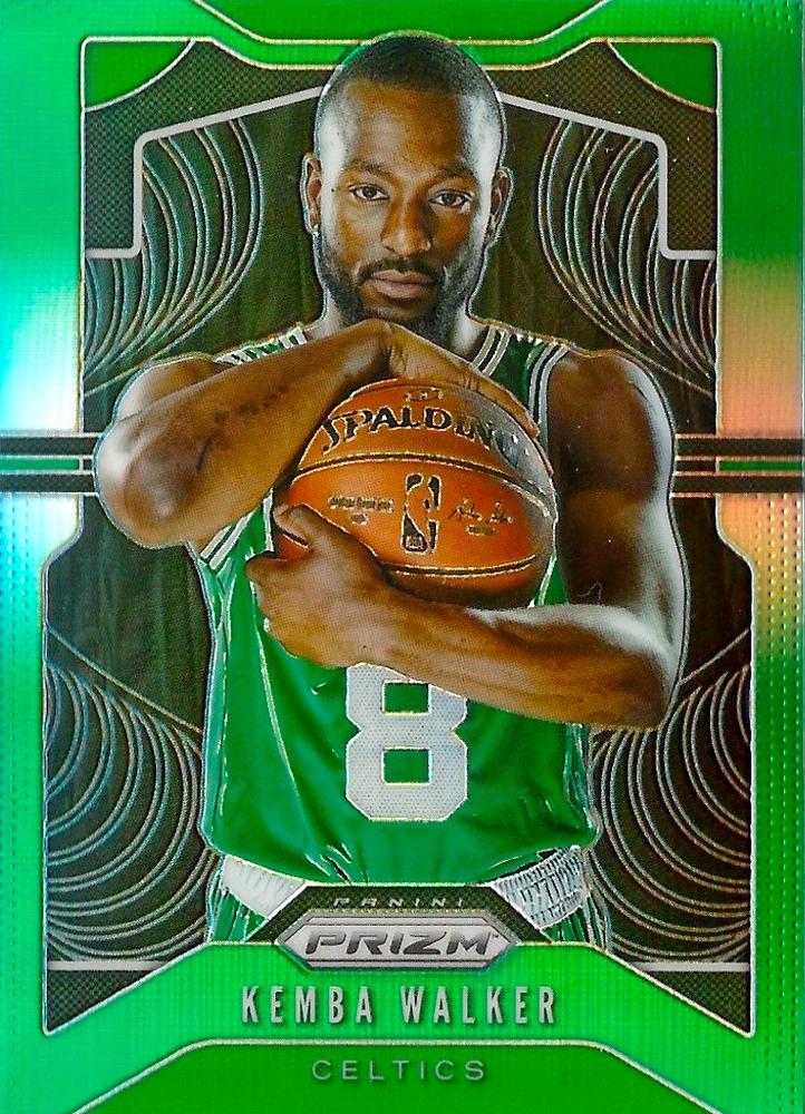 #54 Kemba Walker - Boston Celtics - 2019-20 Panini Prizm - Prizms Green Basketball