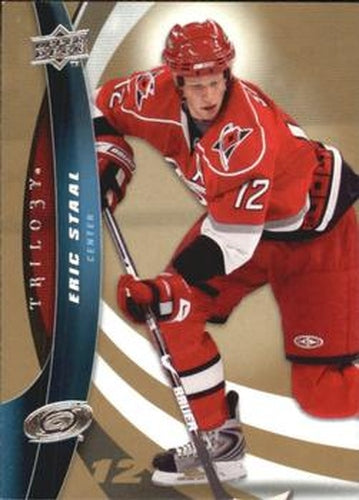 #54 Eric Staal - Carolina Hurricanes - 2009-10 Upper Deck Trilogy Hockey
