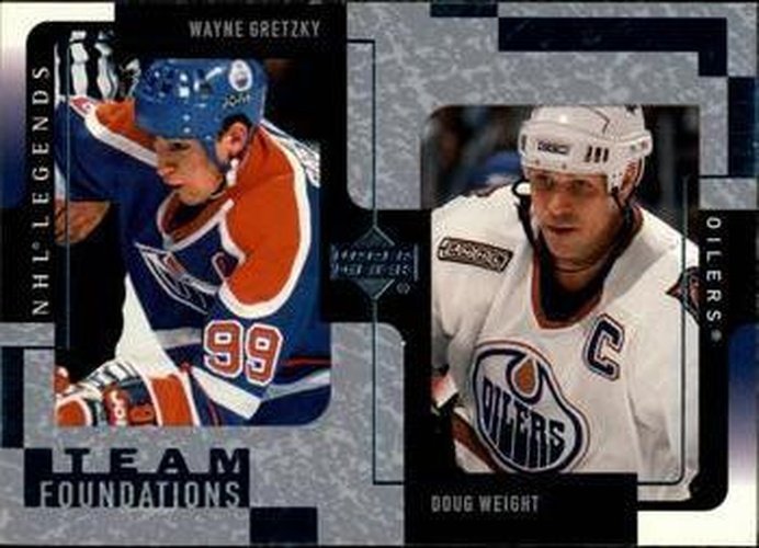 #54 Wayne Gretzky / Doug Weight - Edmonton Oilers - 2000-01 Upper Deck Legends Hockey