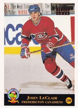 #54 John LeClair - Fredericton Canadiens - 1994 Classic Pro Hockey Prospects Hockey