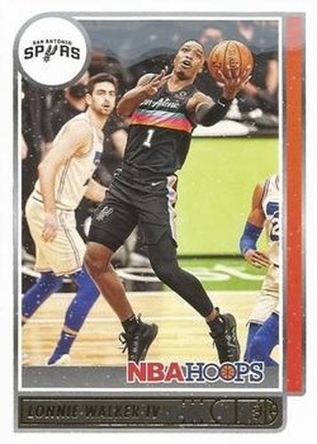 #54 Lonnie Walker IV - San Antonio Spurs - 2021-22 Hoops Winter Basketball