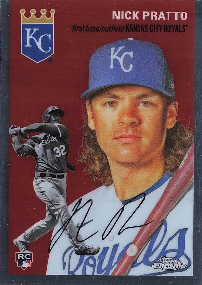 #54 Nick Pratto - Kansas City Royals - 2023 Topps Chrome Platinum Anniversary Baseball