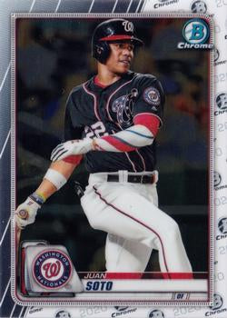 #54 Juan Soto - Washington Nationals - 2020 Bowman Chrome Baseball