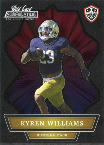 #ANBC-54 Kyren Williams - Notre Dame Fighting Irish - 2021 Wild Card Alumination NIL Football