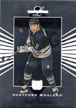 #54 Geoff Sanderson - Hartford Whalers - 1994-95 Leaf Limited Hockey