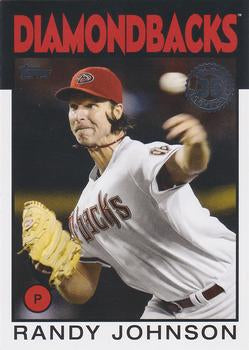 #86B-54 Randy Johnson - Arizona Diamondbacks - 2021 Topps - 1986 Topps Baseball 35th Anniversary Series One Baseball