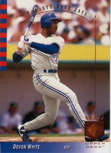 #54 Devon White - Toronto Blue Jays - 1993 SP Baseball