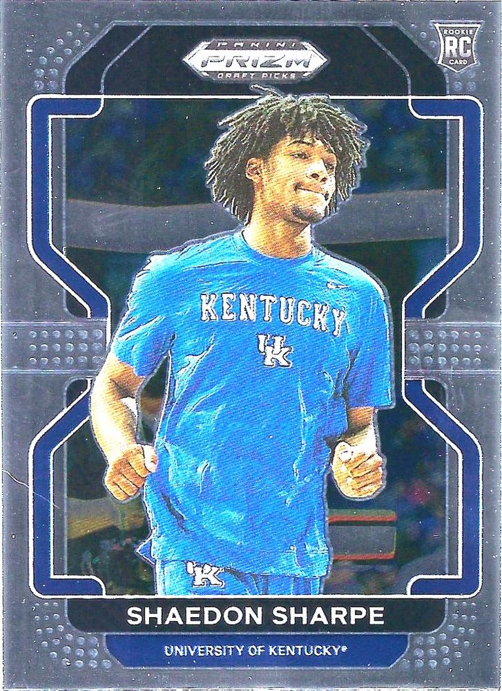 #54 Shaedon Sharpe - Kentucky Wildcats - 2022 Panini Prizm Draft Picks Basketball
