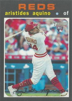 #54c Aristides Aquino - Cincinnati Reds - 2020 Topps Heritage Baseball