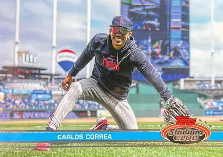 #54c Carlos Correa - Minnesota Twins - 2023 Stadium Club Baseball