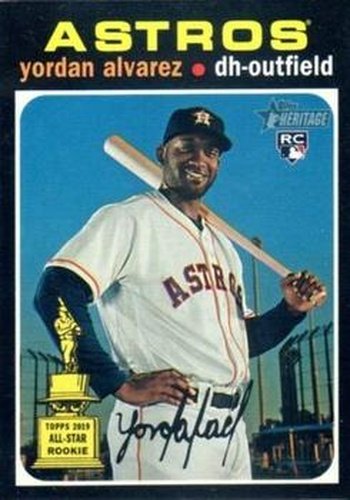 #54d Yordan Alvarez - Houston Astros - 2020 Topps Heritage Baseball