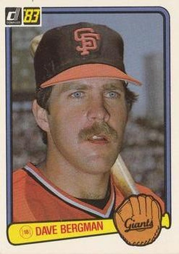 #550 Dave Bergman - San Francisco Giants - 1983 Donruss Baseball