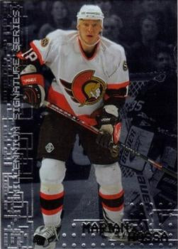 #170 Marian Hossa - Ottawa Senators - 1999-00 Be a Player Millennium Signature Series Hockey