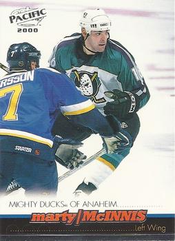 #9 Marty McInnis - Anaheim Mighty Ducks - 1999-00 Pacific Hockey