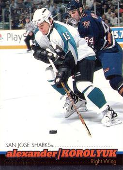 #373 Alexander Korolyuk - San Jose Sharks - 1999-00 Pacific Hockey