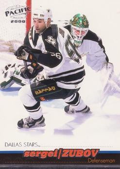 #132 Sergei Zubov - Dallas Stars - 1999-00 Pacific Hockey