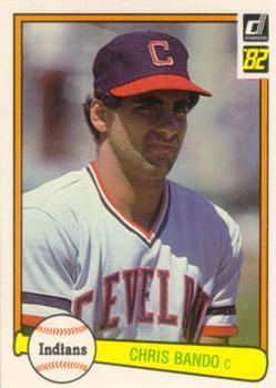 #551 Chris Bando - Cleveland Indians - 1982 Donruss Baseball