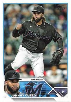 #551 Johnny Cueto - Miami Marlins - 2023 Topps Baseball